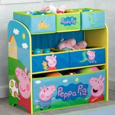 Delta Children Peppa Pig Multi-Bin Toy Organizer Storage