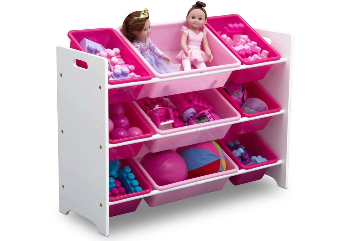 Delta Children MySize 9 Bin Plastic Toy Organizer 12 Delta Children MySize 9 Bin Plastic Toy Organizer