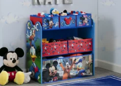 Delta Children Mickey Mouse Multi-Bin Toy Organizer Storage