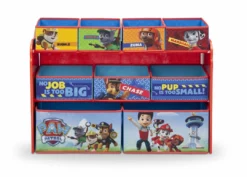 Delta Children Storage PAW Patrol Deluxe Multi-Bin Toy Organizer