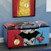 Delta Children Kids’ Chairs Justice League Upholstered Storage Bench For Kids