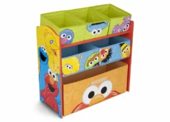 Delta Children Sesame Street Multi-Bin Toy Organizer Storage