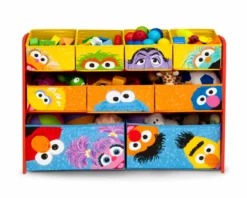 Delta Children Sesame Street Deluxe 9 Bin Design And Store Toy Organizer Storage 19 Delta Children Sesame Street Deluxe 9 Bin Design And Store Toy Organizer Storage
