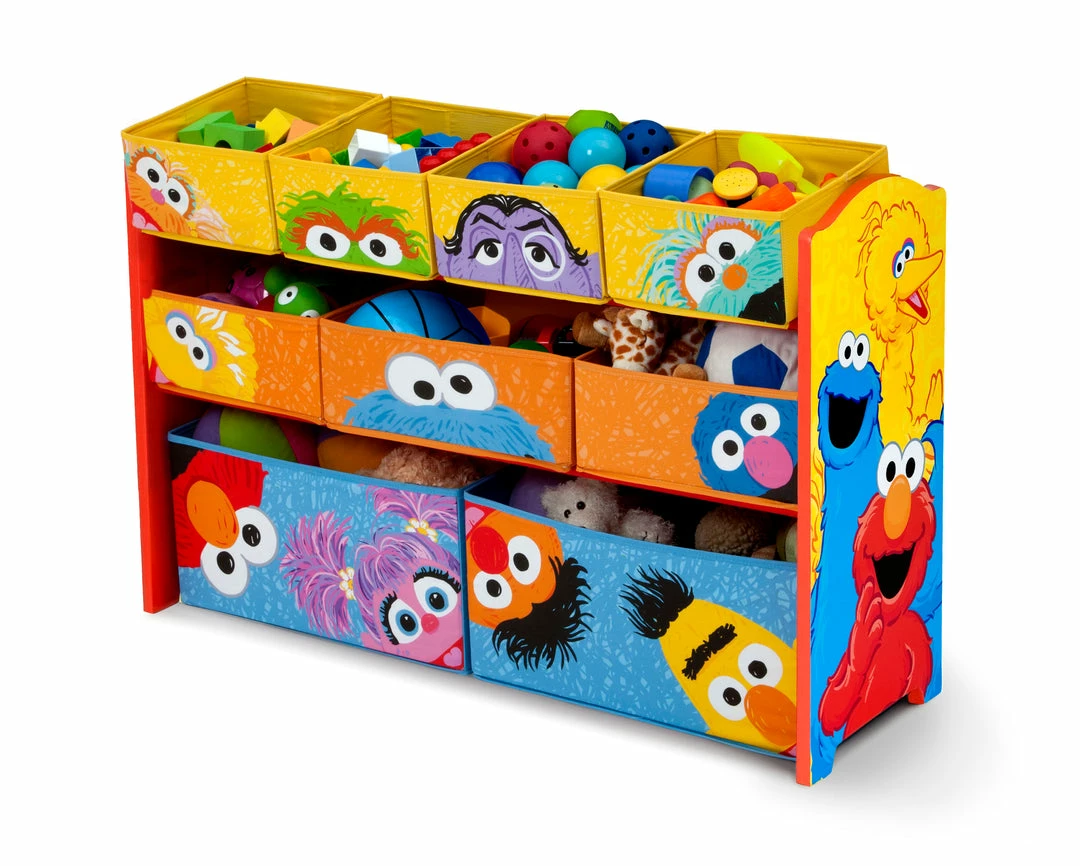 Delta Children Sesame Street Deluxe 9 Bin Design And Store Toy Organizer Storage 8 Delta Children Sesame Street Deluxe 9 Bin Design And Store Toy Organizer Storage