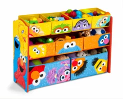 Delta Children Sesame Street Deluxe 9 Bin Design And Store Toy Organizer Storage 17 Delta Children Sesame Street Deluxe 9 Bin Design And Store Toy Organizer Storage