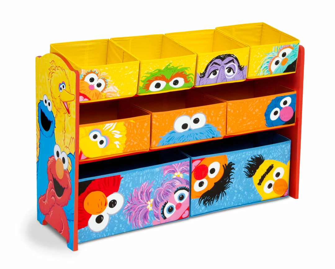 Delta Children Sesame Street Deluxe 9 Bin Design And Store Toy Organizer Storage 10 Delta Children Sesame Street Deluxe 9 Bin Design And Store Toy Organizer Storage