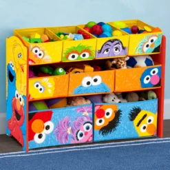 Delta Children Sesame Street Deluxe 9 Bin Design And Store Toy Organizer Storage 23 Delta Children Sesame Street Deluxe 9 Bin Design And Store Toy Organizer Storage
