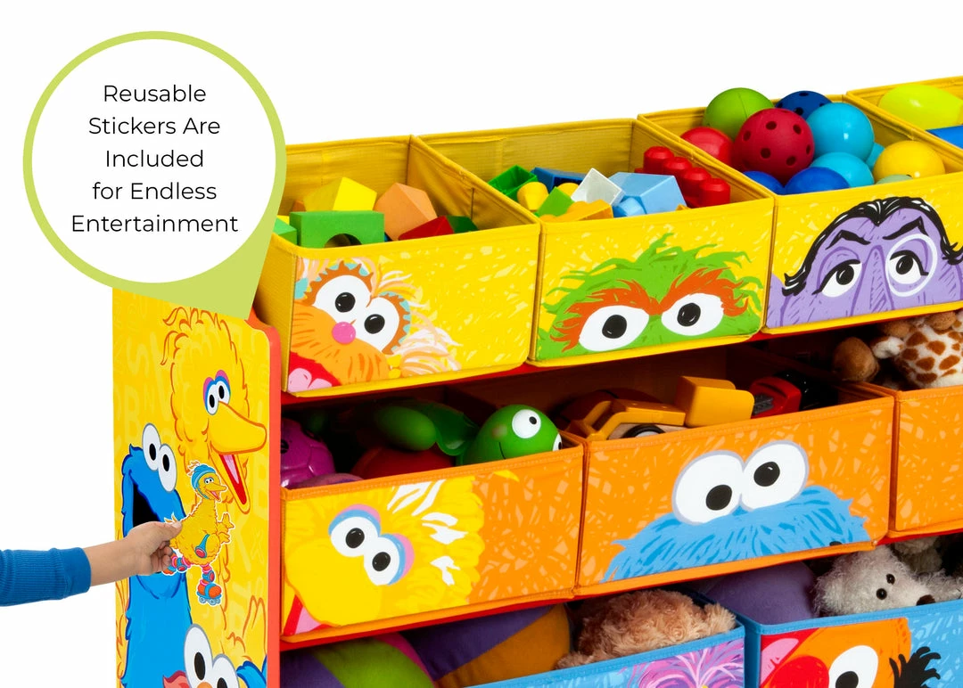 Delta Children Sesame Street Deluxe 9 Bin Design And Store Toy Organizer Storage 5 Delta Children Sesame Street Deluxe 9 Bin Design And Store Toy Organizer Storage