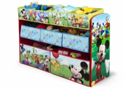 Delta Children Mickey Mouse Deluxe Multi-Bin Toy Organizer