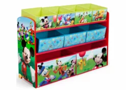 Delta Children Mickey Mouse Deluxe Multi-Bin Toy Organizer