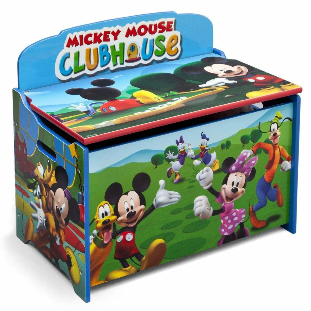 Delta Children Mickey Mouse Deluxe Toy Box 6 Delta Children Mickey Mouse Deluxe Toy Box