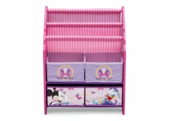 Delta Children Minnie Mouse Book & Toy Organizer Storage