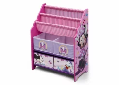 Delta Children Minnie Mouse Book & Toy Organizer Storage