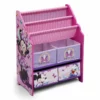 Delta Children Minnie Mouse Book & Toy Organizer Storage