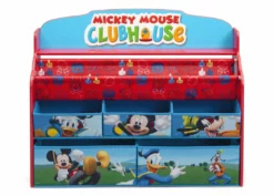 Delta Children Mickey Mouse Deluxe Book & Toy Organizer 12 Delta Children Mickey Mouse Deluxe Book & Toy Organizer