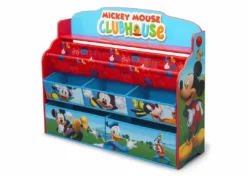 Delta Children Mickey Mouse Deluxe Book & Toy Organizer 11 Delta Children Mickey Mouse Deluxe Book & Toy Organizer