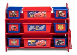 Delta Children Storage Cars Plastic 9 Bin Organizer