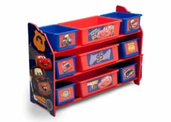 Delta Children Storage Cars Plastic 9 Bin Organizer