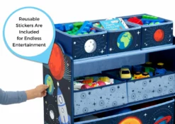 Delta Children Space Adventures Design And Store Toy Organizer Storage