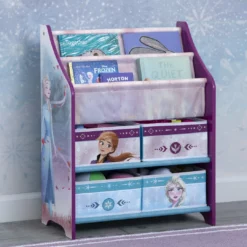 Delta Children Frozen II Toy And Book Organizer Storage