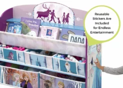 Delta Children Frozen II Deluxe Toy And Book Organizer