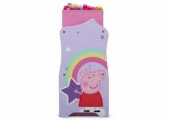 Delta Children Peppa Pig 6 Bin Design And Store Toy Organizer