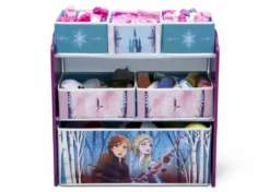 Delta Children Frozen II Design And Store 6 Bin Toy Organizer