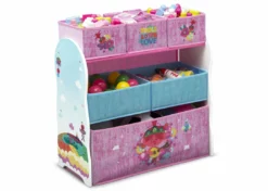 Delta Children Trolls World Tour Design And Store 6 Bin Toy Organizer