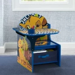 Delta Children Activity Desks The Lion King Chair Desk With Storage Bin