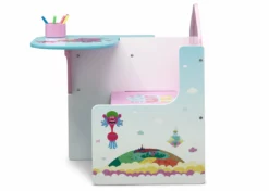 Delta Children Trolls World Tour Chair Desk With Storage Bin