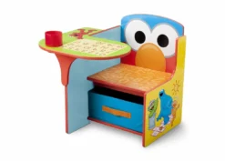 Delta Children Sesame Street Chair Desk With Storage Bin