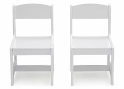 Delta Children Table & Chair Sets MySize Wood Kids Chairs For Playroom (Pack Of 2)