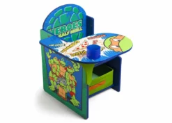 Delta Children Teenage Mutant Ninja Turtles Chair Desk With Storage Bin