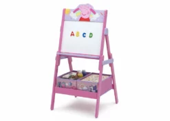 Delta Children Peppa Pig Wooden Activity Easel With Storage Gifts