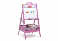 Delta Children Peppa Pig Wooden Activity Easel With Storage Gifts