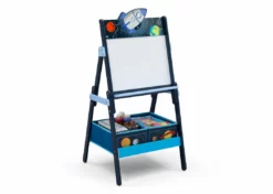 Delta Children Space Adventures Wooden Activity Easel With Storage