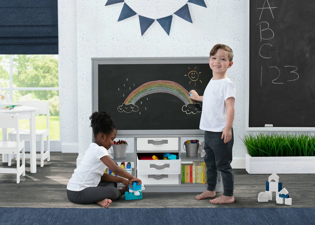 Delta Children At-Home Artist Center – Deluxe Double-Sided Easel & Storage Unit 4 Delta Children At-Home Artist Center – Deluxe Double-Sided Easel & Storage Unit