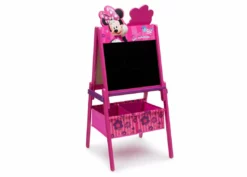 Delta Children Easels Minnie Mouse Wooden Double Sided Activity Easel
