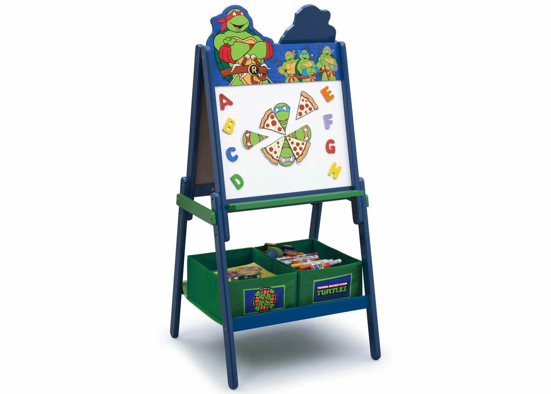 Delta Children Teenage Mutant Ninja Turtles Wooden Double Sided Activity Easel Easels 5 Delta Children Teenage Mutant Ninja Turtles Wooden Double Sided Activity Easel Easels
