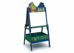 Delta Children Teenage Mutant Ninja Turtles Wooden Double Sided Activity Easel Easels
