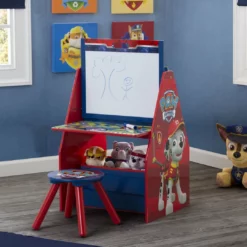Delta Children PAW Patrol Deluxe Kids Art Table - Easel, Desk, Stool, Toy Organizer 17 Delta Children PAW Patrol Deluxe Kids Art Table - Easel, Desk, Stool, Toy Organizer