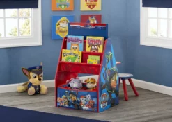 Delta Children PAW Patrol Deluxe Kids Art Table - Easel, Desk, Stool, Toy Organizer