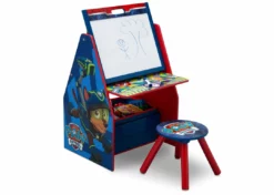 Delta Children PAW Patrol Deluxe Kids Art Table - Easel, Desk, Stool, Toy Organizer 14 Delta Children PAW Patrol Deluxe Kids Art Table - Easel, Desk, Stool, Toy Organizer