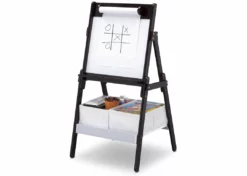 Delta Children Classic Kids Whiteboard/Dry Erase Easel With Paper Roll And Storage