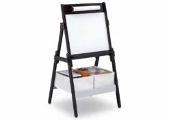 Delta Children Classic Kids Whiteboard/Dry Erase Easel With Paper Roll And Storage