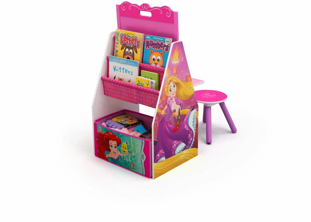 Delta Children Easels Princess Activity Center - Easel Desk With Stool & Toy Organizer 6 Delta Children Easels Princess Activity Center - Easel Desk With Stool & Toy Organizer