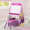 Delta Children Easels Princess Activity Center - Easel Desk With Stool & Toy Organizer