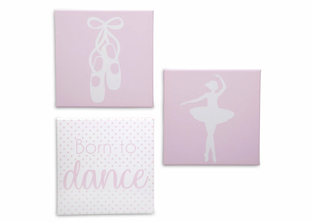 Delta Children Ballerina 3-Piece Canvas Wall Art Set For Girls 5 Delta Children Ballerina 3-Piece Canvas Wall Art Set For Girls