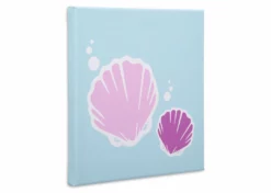 Delta Children Décor & Accessories Seashell 3-Piece Canvas Wall Art Set For Girls