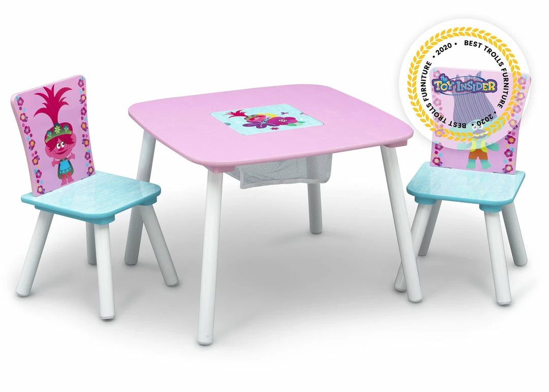 Delta Children Trolls World Tour Table And Chair Set With Storage 4 Delta Children Trolls World Tour Table And Chair Set With Storage